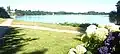 Le Lac au Duc vu depuis le sud ː la rive ouest (côté Taupont).