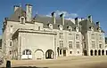 Le château de Pontcallec : la façade sud.