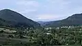 La partie ouest de la Sachtinska Sredna Gora au sud-est du village de Pétritch.