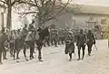 Inspection du 166th Infantry Rgt&nbsp;(en) en 1918.