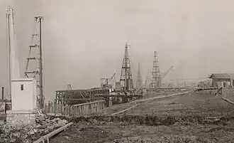 Construction d'appontement, 8 mars 1918.