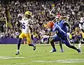 Contre les Gators de la Floride avec les Tigers de LSU le 11 novembre 2023.
