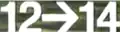 Logo du 12/14 du 7 janvier 2002 au 14 septembre 2003.[réf.&nbsp;souhaitée]