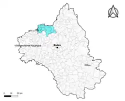 Boisse-Penchot dans le canton de Lot et Dourdou en 2020.