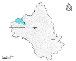 Lugan dans le canton de Lot et Montbazinois en 2020.
