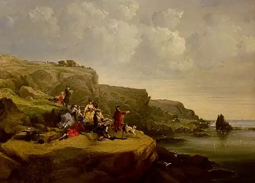 Jules Noël, Falaise de Quiberon.