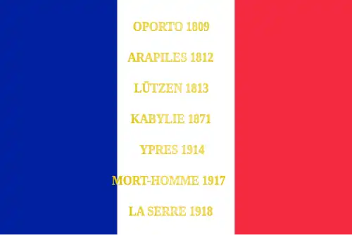 drapeau du 122e régiment d'infanterie de ligne