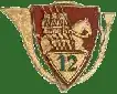 Insigne du 12e&nbsp;régiment de chasseurs (1er&nbsp;modèle)