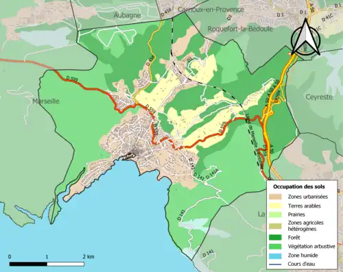 Carte en couleurs.
