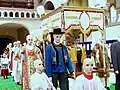 Dais utilisé lors de processions dans le cap Sizun.