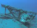 Mitsubishi F1M "Pete" sous l'eau.