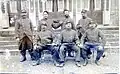 Le 19 octobre 1914, Hippolyte Beneteau envoi a sa famille une carte de sa compagnie. Il est rang du bas 1er a droite.