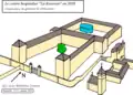 Plan de l'hôpital en 2010.
