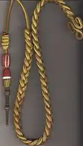 Fourragère aux couleurs du ruban de la Médaille militaire