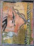 Clôture du Jardin du Luxembourg, 1979-1985, Huile sur papier couché sur toile, 64 x 49 cm.