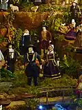 La crèche de Noël de Port-Launay : vue partielle 1