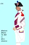 14e&nbsp;régiment d’infanterie de ligne de 1791 à 1792