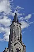 Église paroissiale Saint-Congard : le clocher.