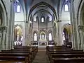 Église paroissiale Saint-Melaine, vue intérieure d'ensemble.