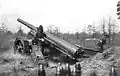 En batterie au camp Bragg