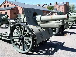 Canon court de 155&nbsp;mm Schneider (Hämeenlinna).