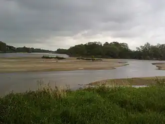 Confluence de l'Allier et de la Loire