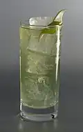 Chartreuse tonic.