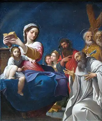 Vierge à l'Enfant avec des saints (1607)New York, Metropolitan Museum of Art.