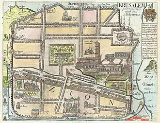 Jérusalem imaginée sous le roi Salomon, 1650