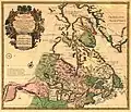 Delisle, Covens & Mortier, Canada, 1730