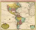 Covens & Mortier, America, 1739