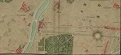 Villliers sur l'atlas de Trudaine (1760).