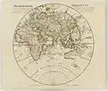 Delisle, Covens & Mortier, Hemisphère, 1770