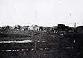 Les quatre canons de la batterie Friedrichsort à Zeebruges, Belgique.