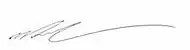 Signature de Orgyen Trinley Dorjé