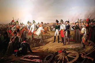Bataille de Leipzig (1839),Berlin, Deutsches Historisches Museum,huile sur toile, 192x268 cm