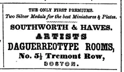 Publicité en 1849.