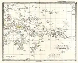 Carte allemande de 1855