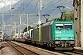 La 185 577-4 en gare de Ausserberg