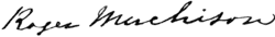 signature de Roderick Murchison