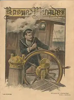 «&nbsp;Avante España&nbsp;», Nuevo Mundo du 20 avril 1898.