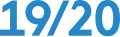 Logo du 19/20 du 5 février 2018 au 3 septembre 2023.