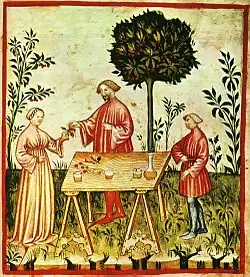 Tacuinum Sanitatis, XIVe siècle.