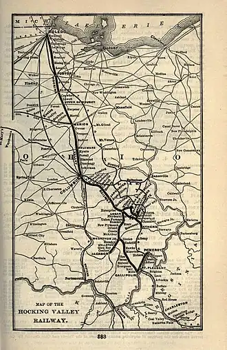 Image illustrative de l’article Hocking Valley Railway