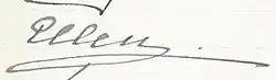 Signature de Hélène Vladimirovna de Russie(ru) Еле́на Влади́мировна из России(el) Ελένη Βλαδιμήροβνα της Ρωσίας