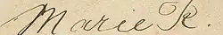 Signature de