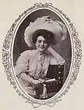 L'actrice Joana Tressols, photographie publiée dans la revue Feminal, 28 février 1909.
