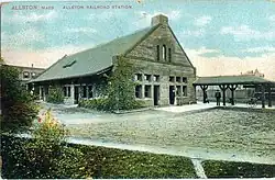 carte postale ancienne d'Allston