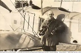 Vue de l'avion.