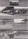 Une page tirée de l'annuaire 2016 des Sooners de l'Oklahoma se rapportant au match de rivalité 1915